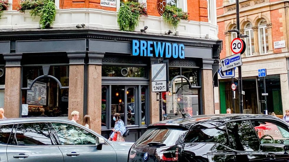 BrewDog bar in Soho, london