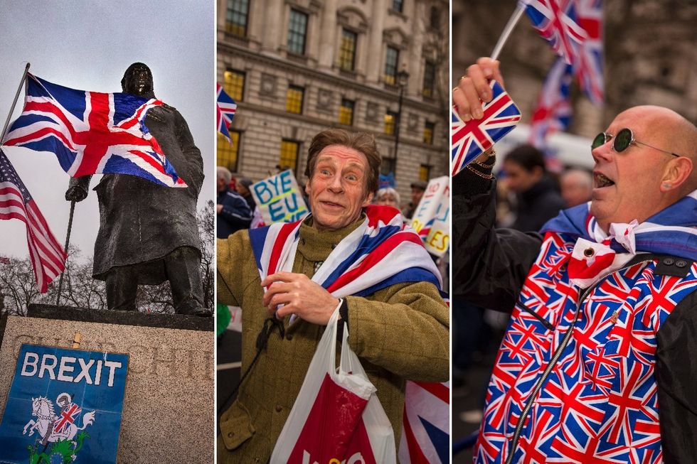 Brexit celebrators