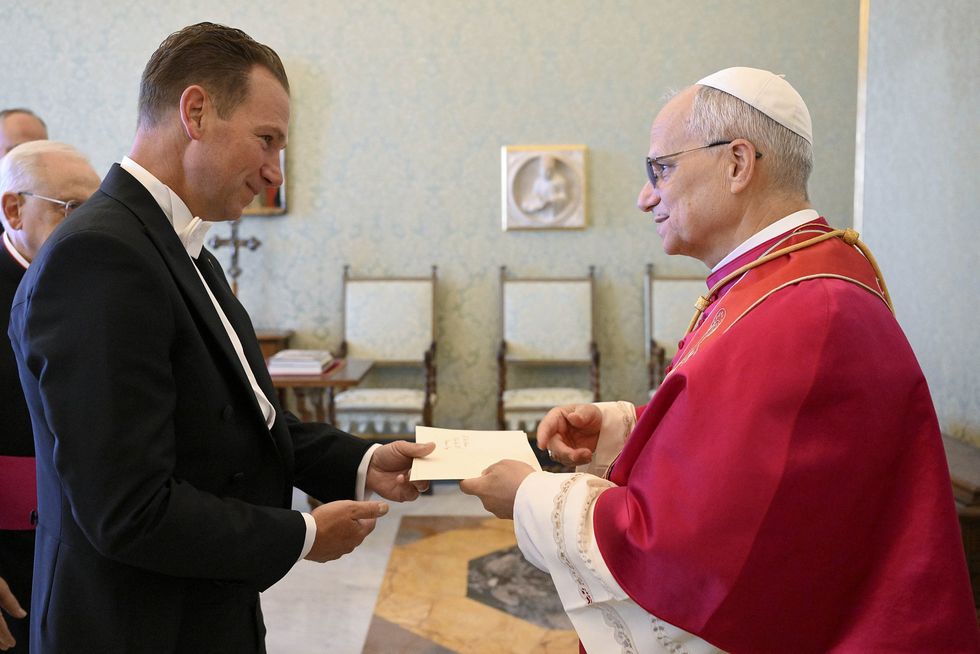 Brian Burch meets Pope Leo