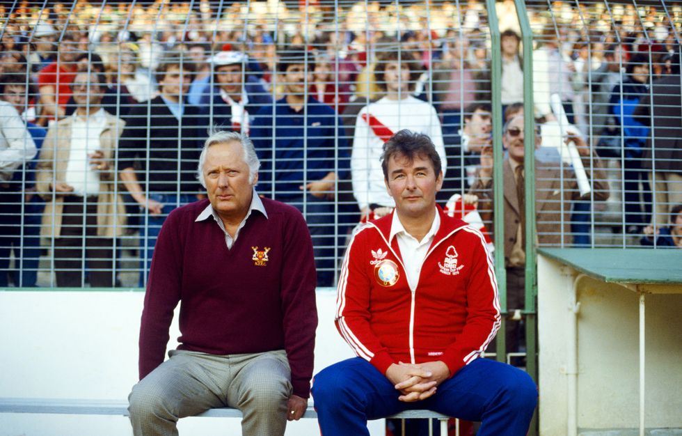 Brian Clough famously won the European Cup twice with Nottingham Forest in 1979 and 1980