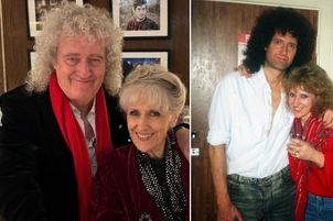 Brian May and Anita Dobson