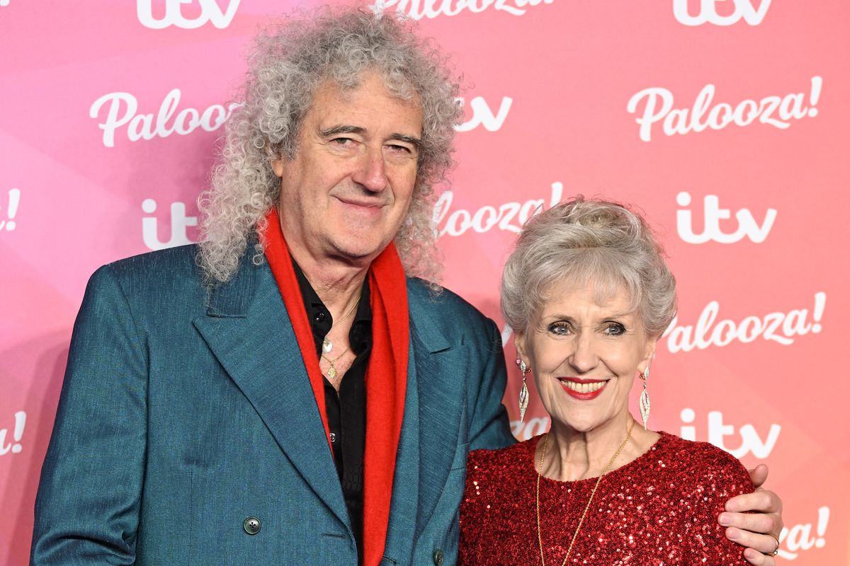 Brian May and Anita Dobson