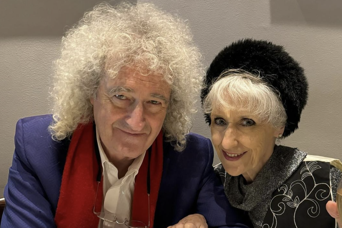 Brian May and Anita Dobson