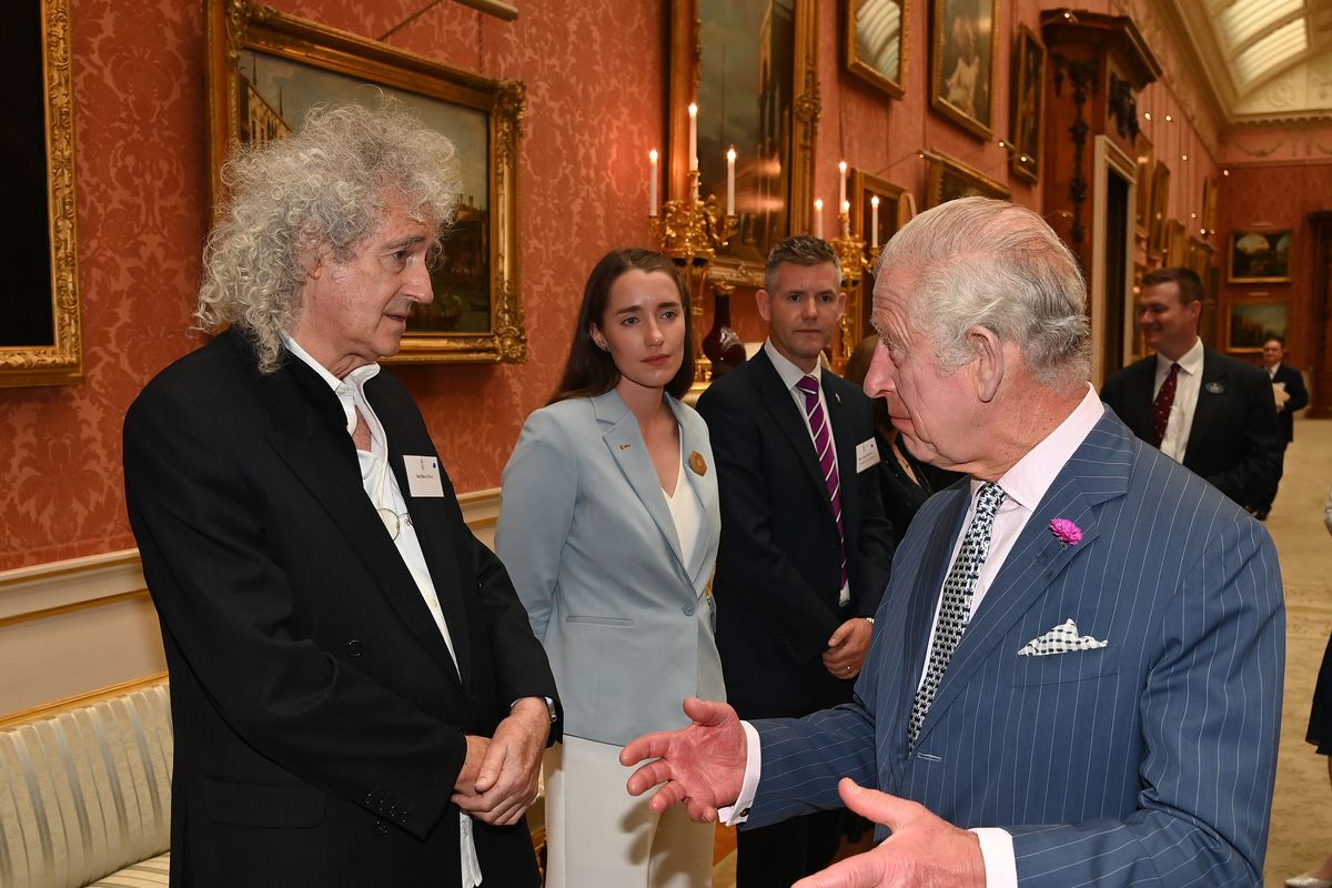 Brian May and King Charles III