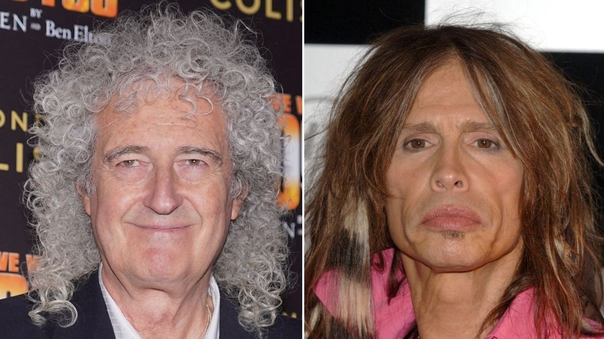 Brian May and Steven Tyler