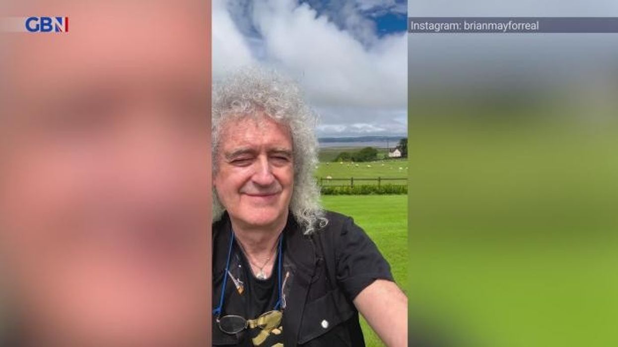 Sir Brian May pays touching tribute to wife Anita Dobson as she marks marks major career achievement