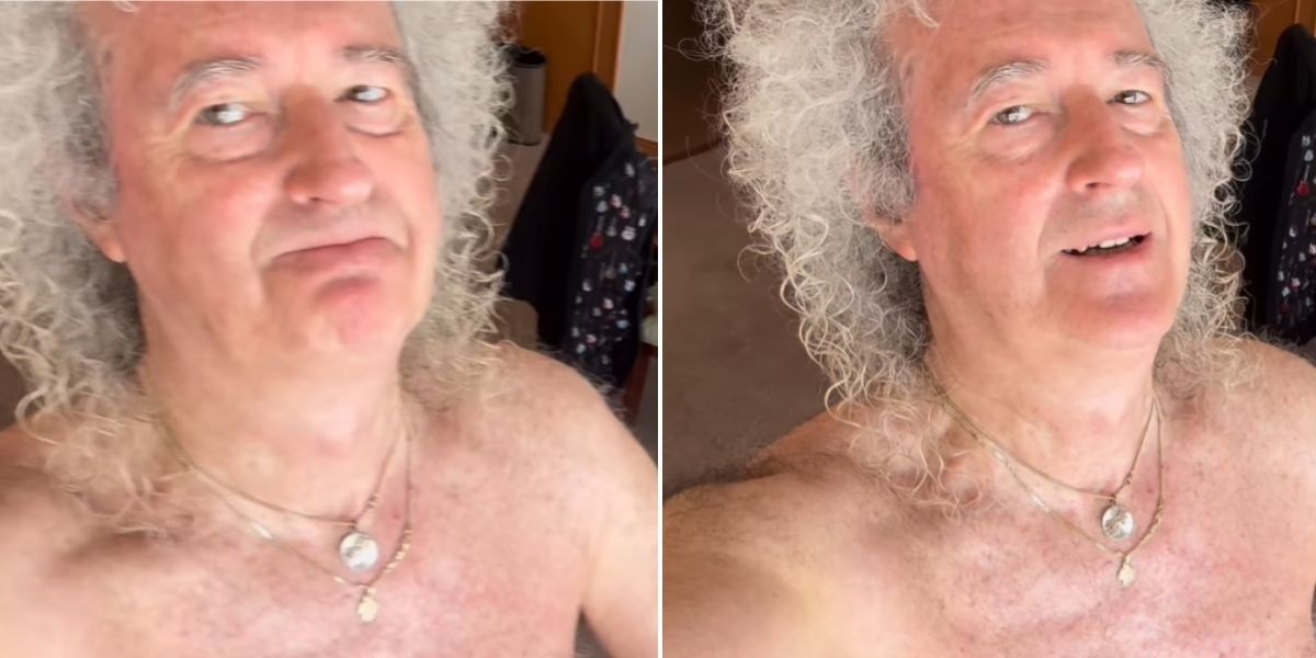 NextImg:May leaves fans gobsmacked with shirtless workout update