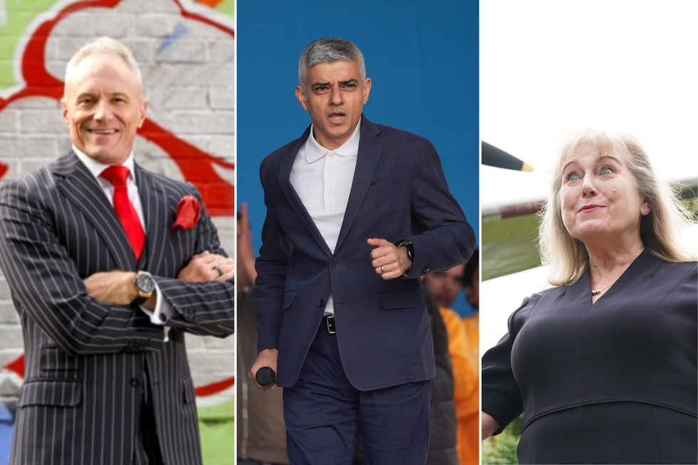 Brian Rose, Sadiq Khan, Susan Hall