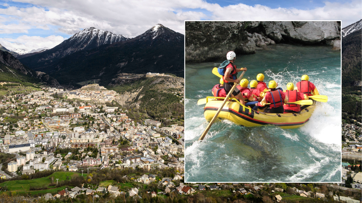 Briancon/White-water raft