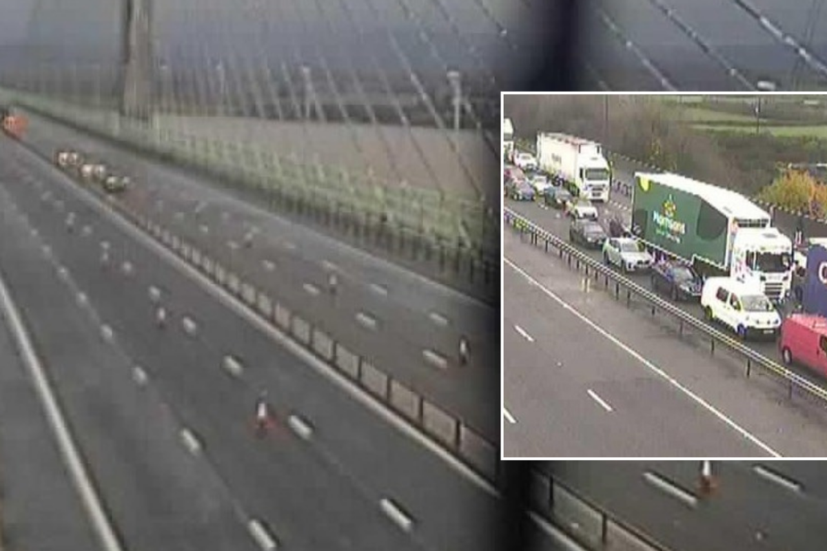 Bridge closures and M4 traffic