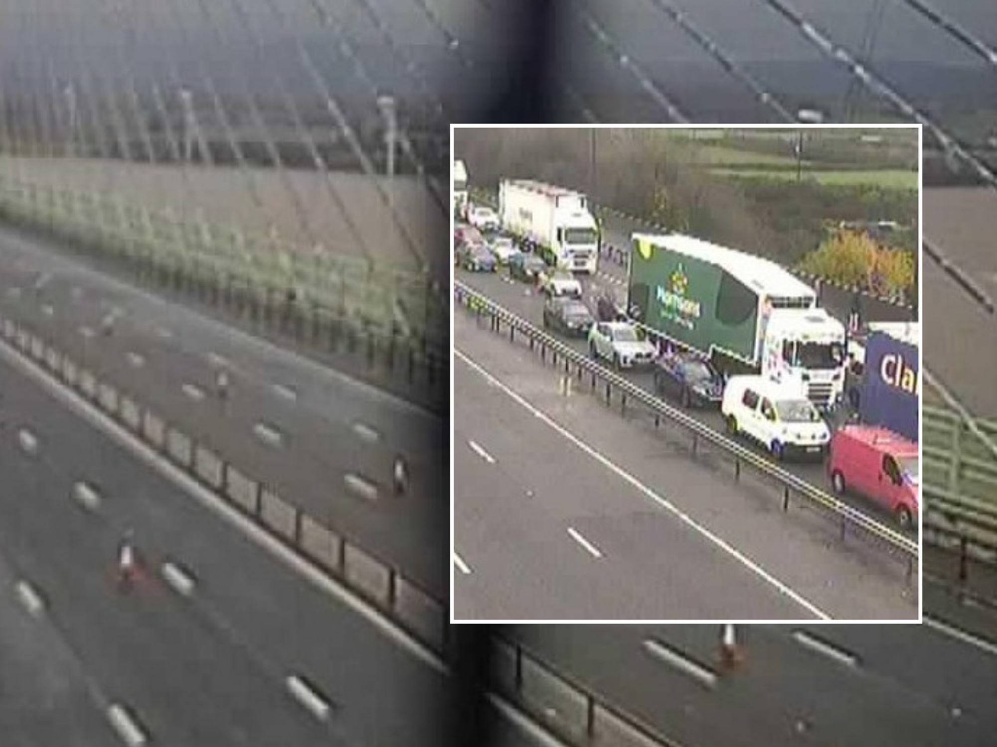 Bridge closures and M4 traffic