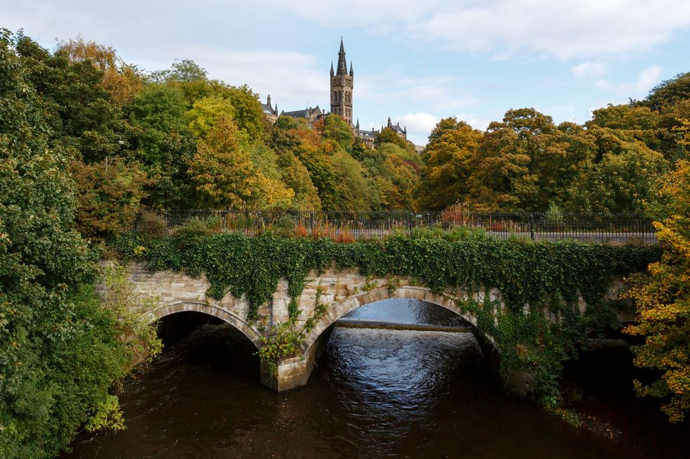 Bridge over water in Glasgow