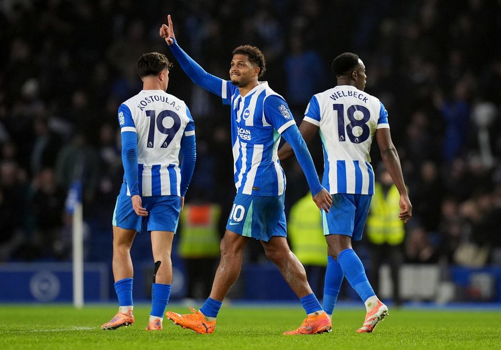 Brighton are currently seventh in the Premier League