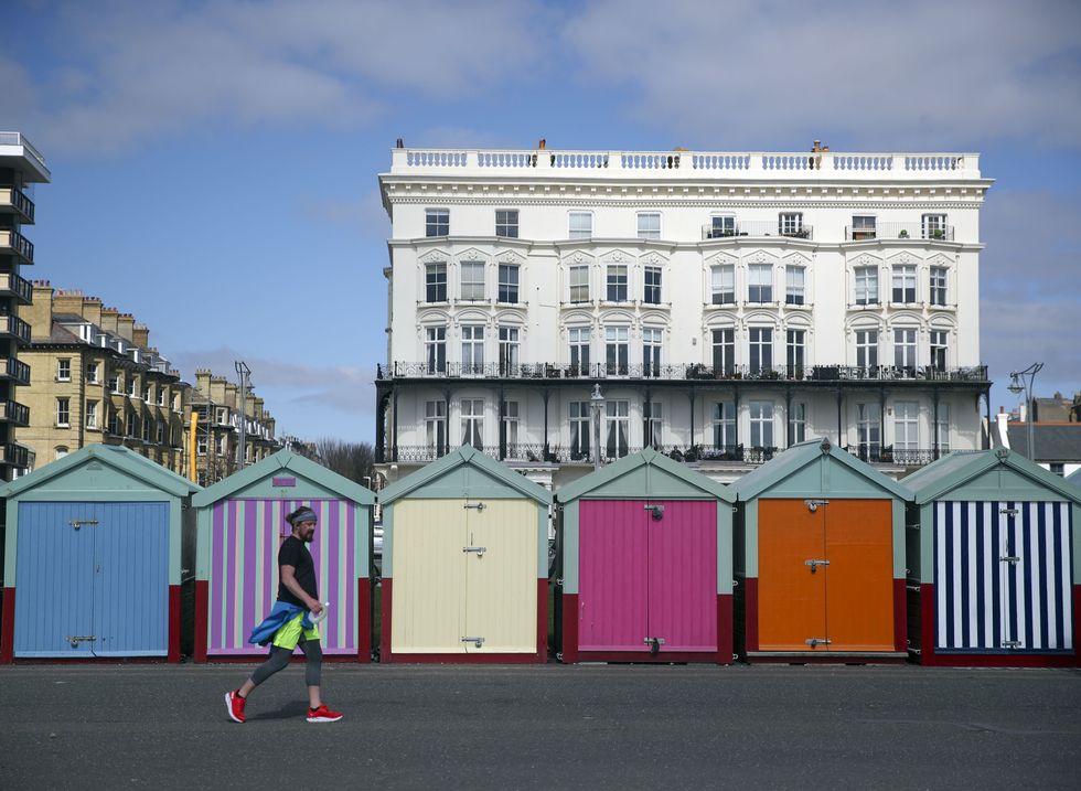 Brighton beach huts