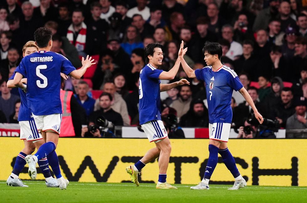 Brighton's Kaoru Mitoma scored the only goal of the game as Japan beat England at Wembley