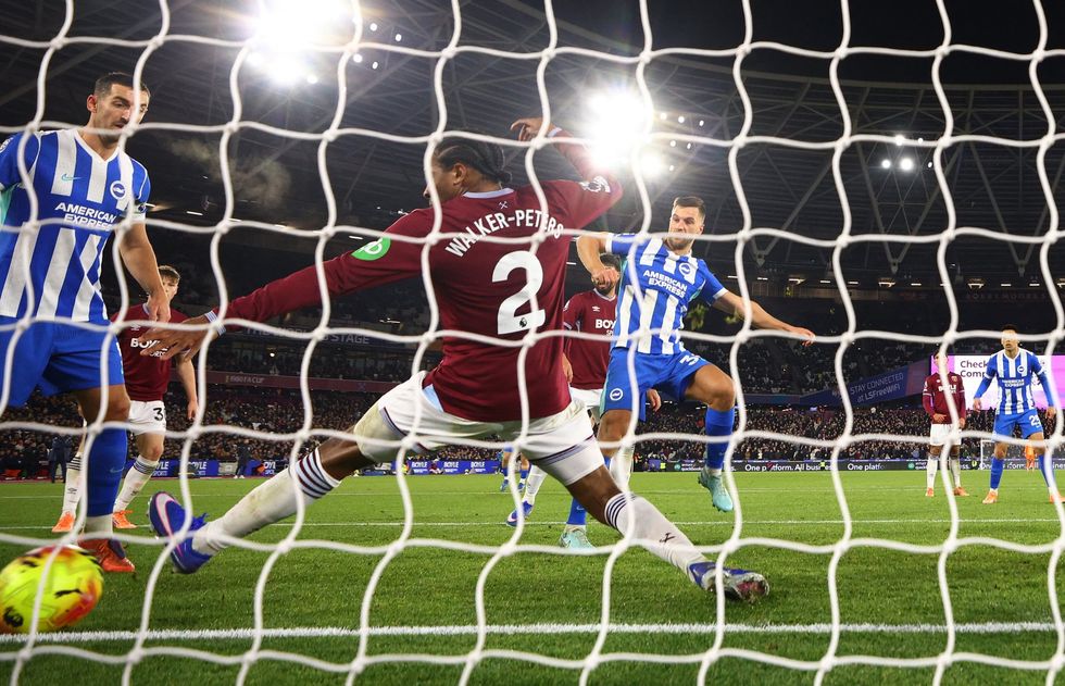 Brighton scrambled in a late equaliser to make sure West Ham's poor form continues