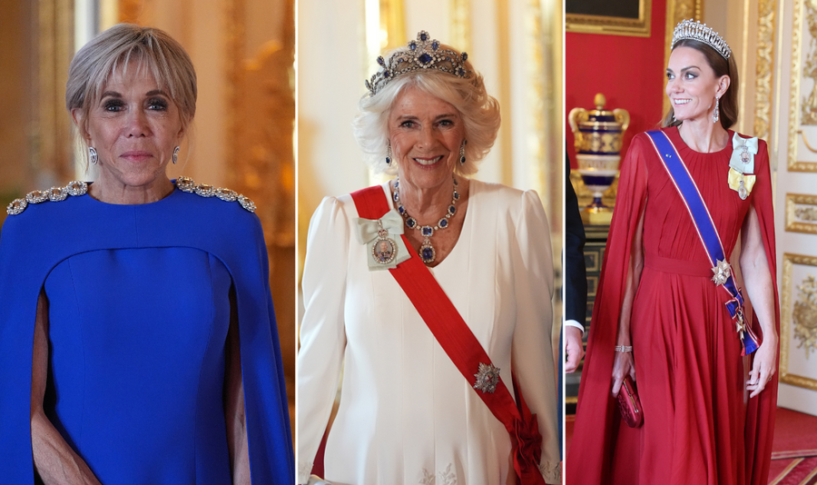 Brigitte Macron, Princess Kate and Queen Camilla