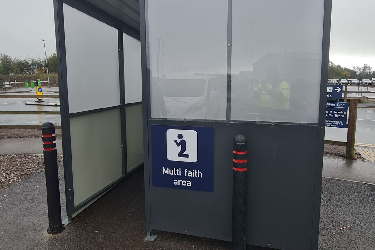Bristol Airport multi-faith shelter