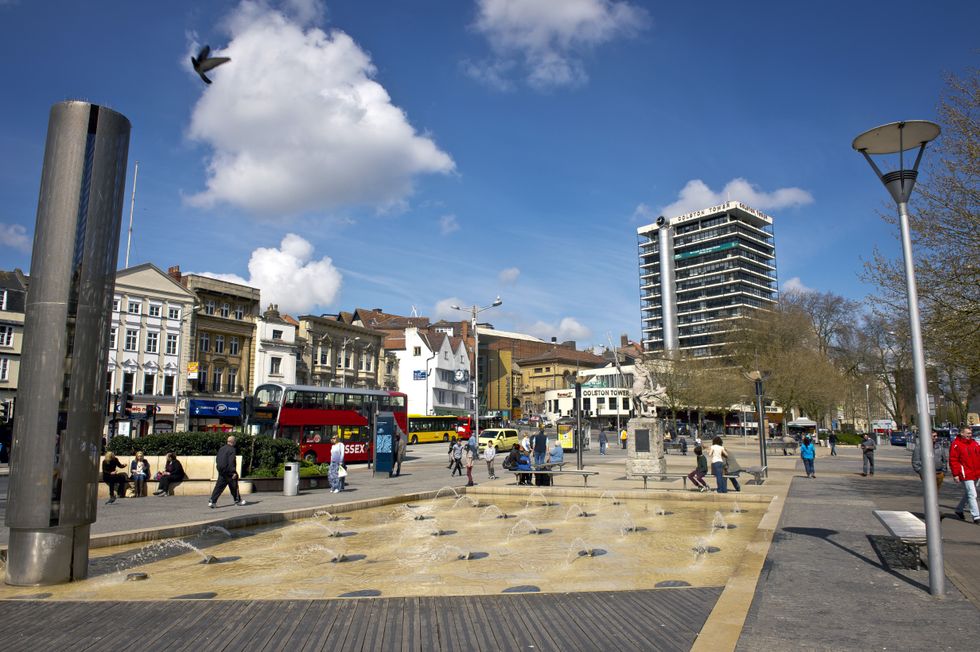Bristol city centre