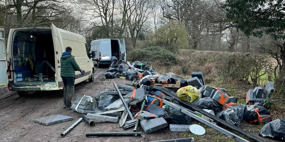 NextImg:Fly-tippers caught red-handed by 'quick-thinking' locals who 'trapped' them