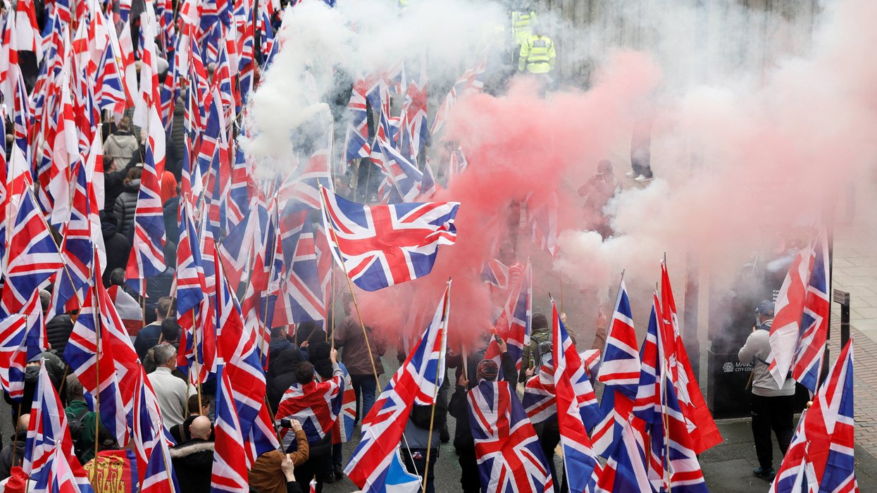 Britain First rally Manchester