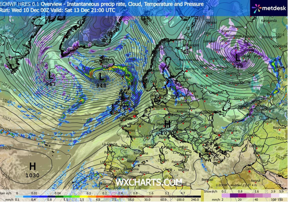 Britain in the firing line for barrage of storms