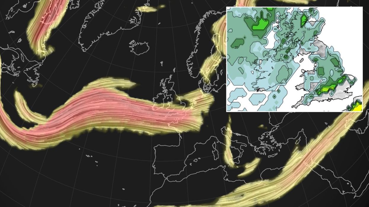 UK weather: Britain to be blasted with 'torrential deluge of giant hailstones' and heavy downpours in Atlantic storm clash