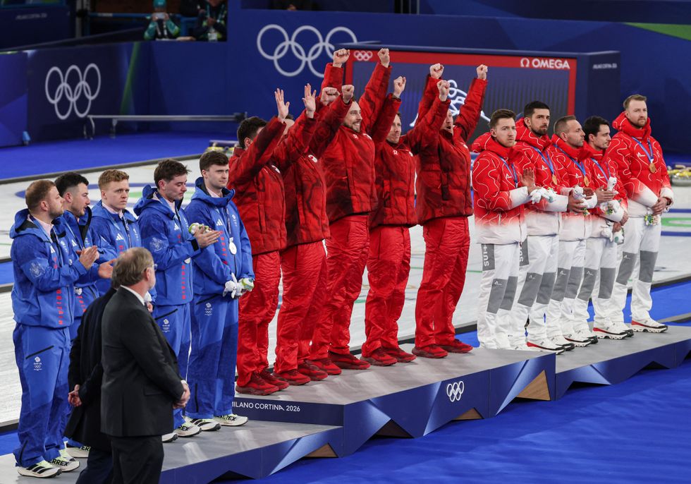 Britain's curling team landed silver at the Winter Olympics