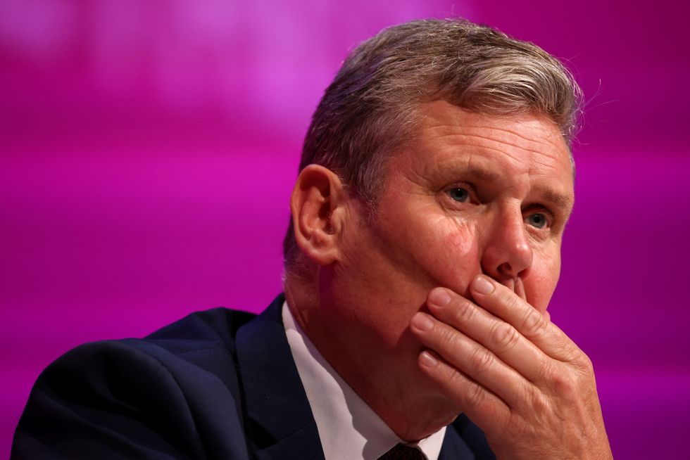 Britain's Labour Party leader Keir Starmer attends Britain's Labour Party annual conference, in Brighton