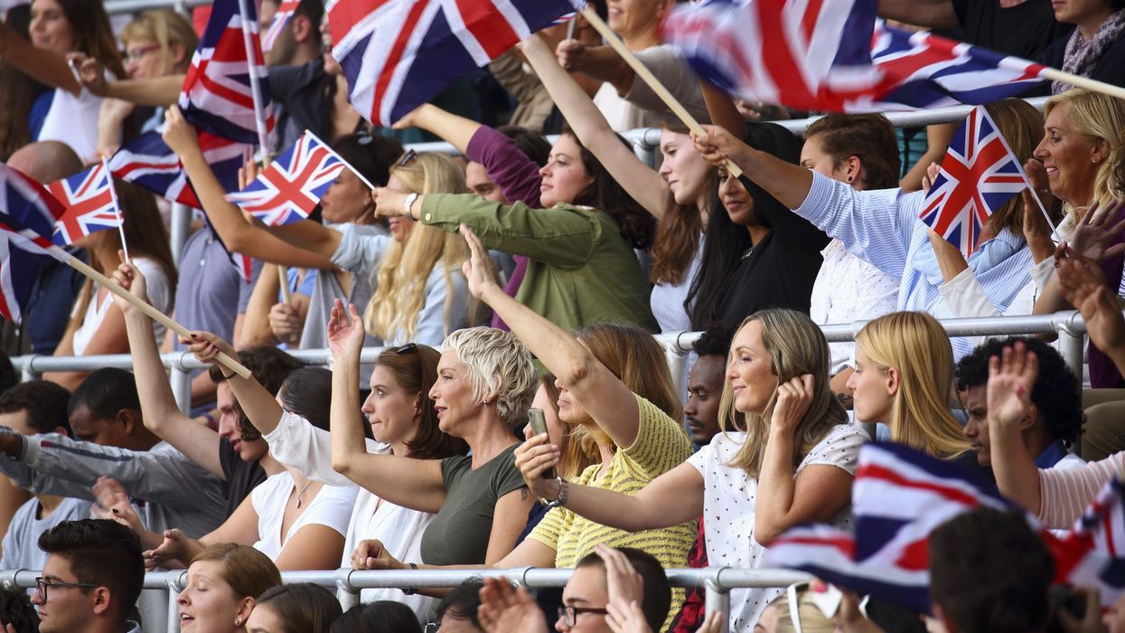 Britain's patriotism flag fans