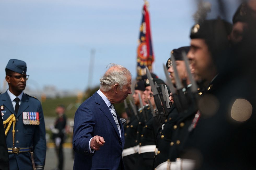 Britain's Prince Charles and Camilla, Duchess of Cornwall (not pictured) arrive for their Canadian 2022 Royal Tour in St. John's, Newfoundland, Canada May 17, 2022. REUTERS/Carlos Osorio