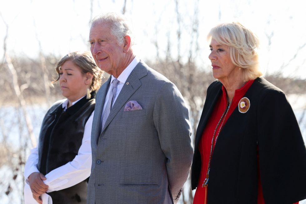 Britain's Prince Charles and Camilla, Duchess of Cornwall visit Yellowknife, Northwest Territories, on the final day of their Canadian 2022 Royal Tour in Canada May 19, 2022. Ian Vogler/Pool via REUTERS