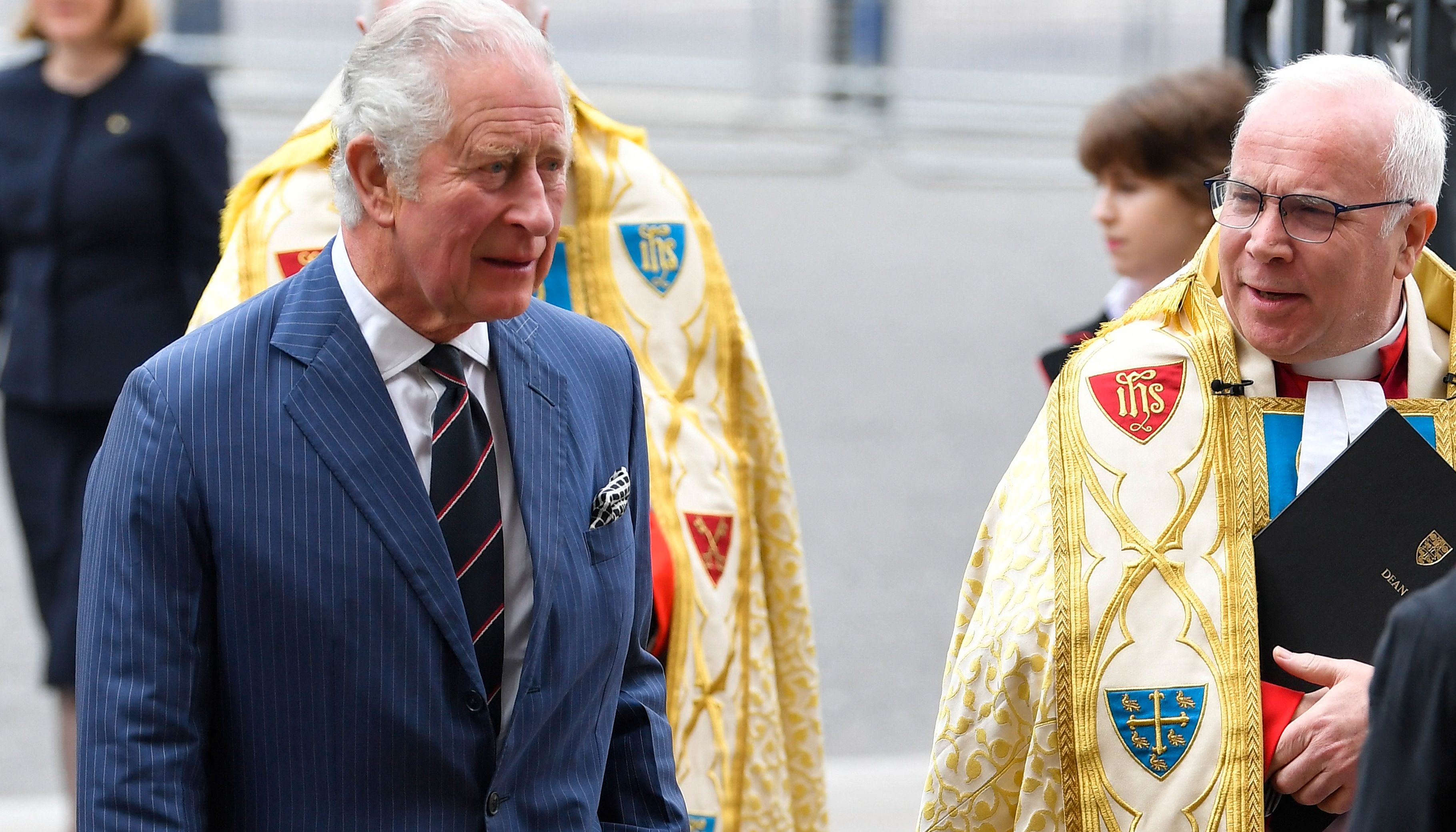 Britain's Prince Charles arrives at a service of thanksgiving for late Prince Philip, Duke of Edinburgh, at Westminster Abbey in London, Britain, March 29, 2022. REUTERS/Toby Melville