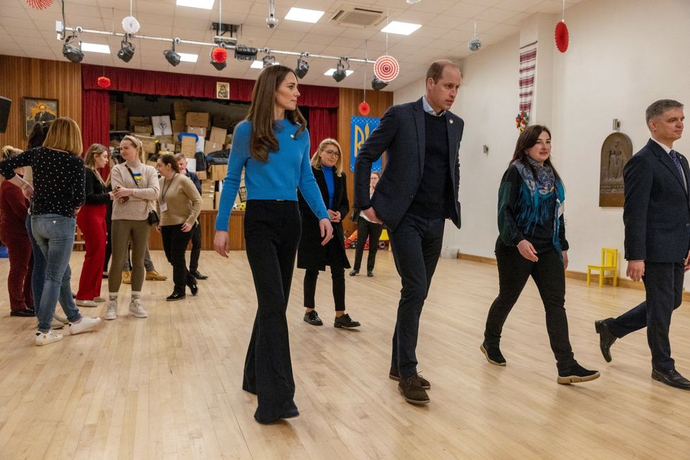 Britain's Prince William and Catherine, Duchess of Cambridge visit a Ukrainian Cultural Centre, to learn about the efforts being made to support Ukrainians in the UK and across Europe, amid Russia's invasion of Ukraine, in London, Britain March 9, 2022. Ian Vogler/Pool via REUTERS