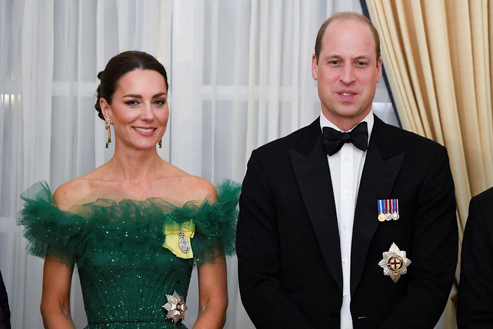 Britain's Prince William and Catherine, Duchess of Cambridge