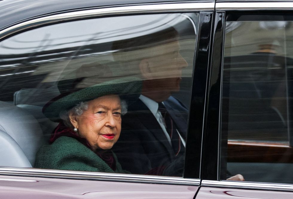 Britain's Queen Elizabeth and Prince Andrew, Duke of York, arrive for the service of thanksgiving for late Prince Philip, Duke of Edinburgh, at Westminster Abbey, in London, Britain, March 29, 2022. REUTERS/Tom Nicholson     TPX IMAGES OF THE DAY