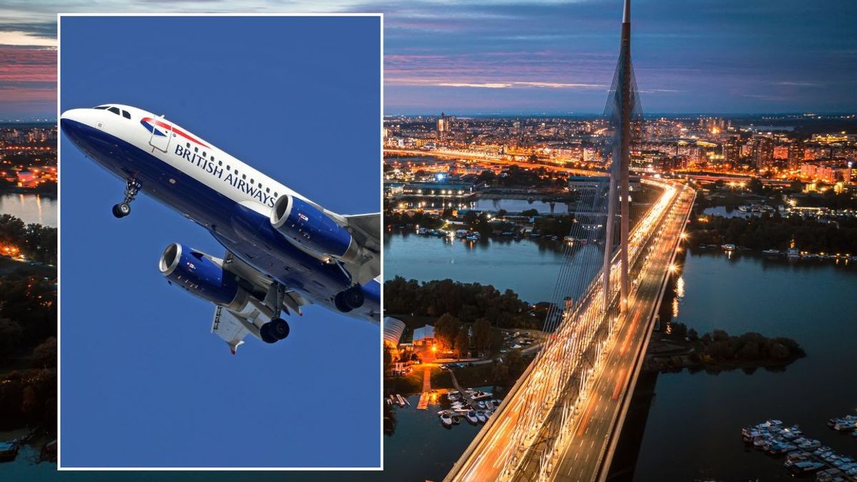 British airways and Belgrade stock images