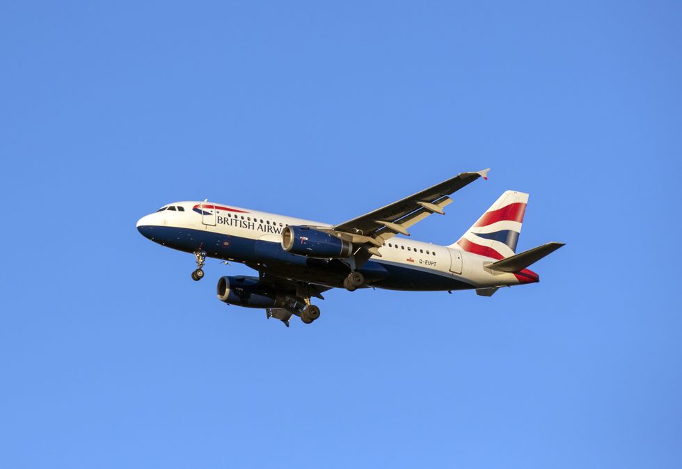British Airways flight