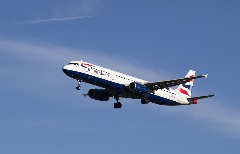 British Airways flight