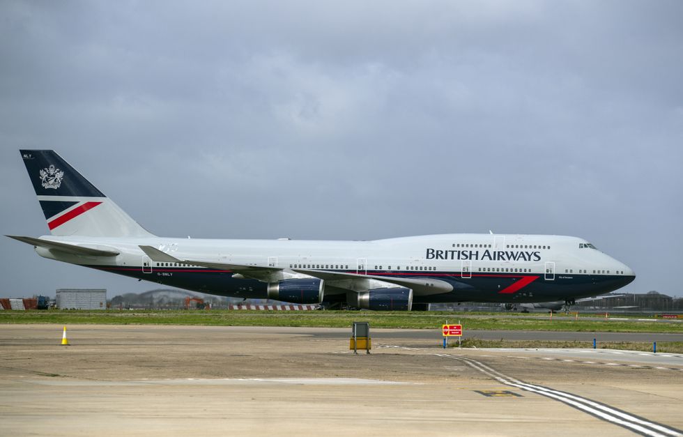 British Airways plane at airport