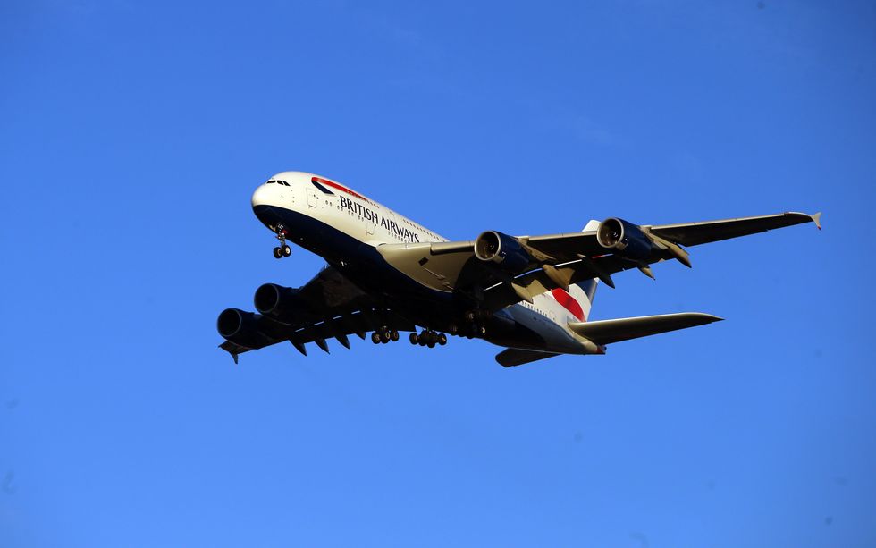 British Airways plane