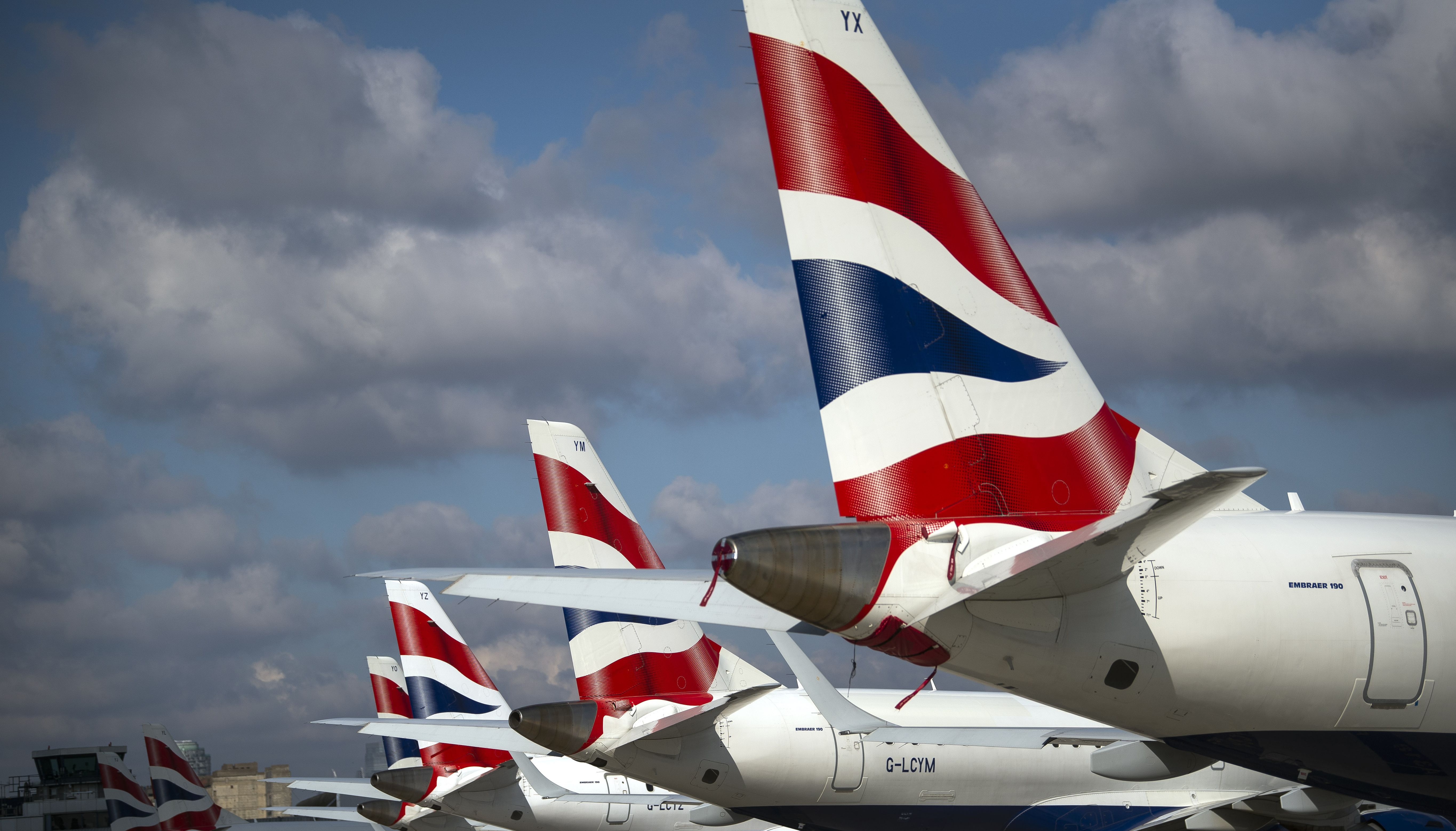 British Airways planes are grounded at Heathrow due to 'a global IT systems failure'. Issue date: Friday February 25, 2022.