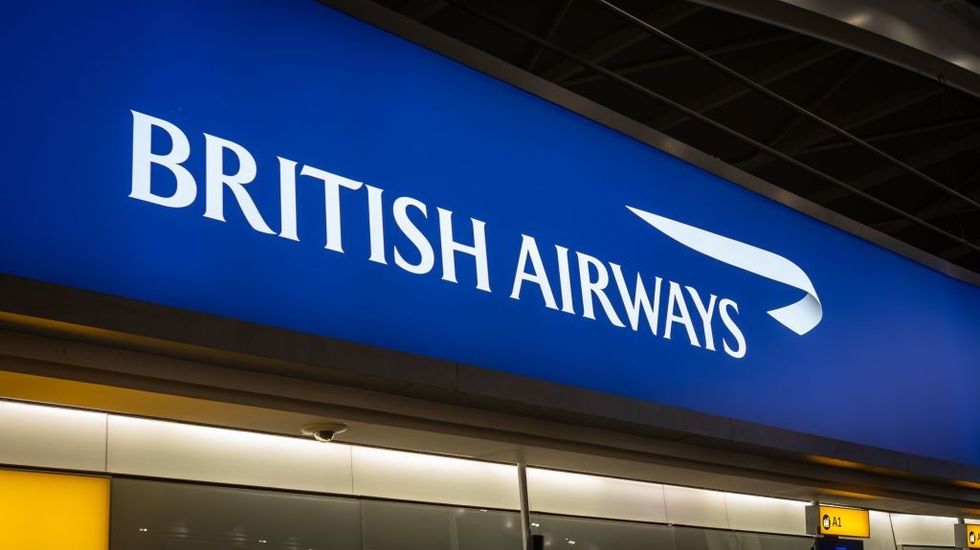 British Airways sign