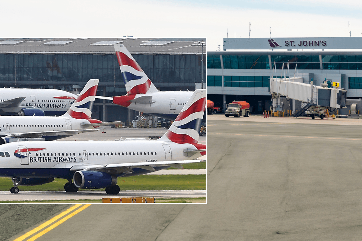 British Airways; St John's runway, Canada