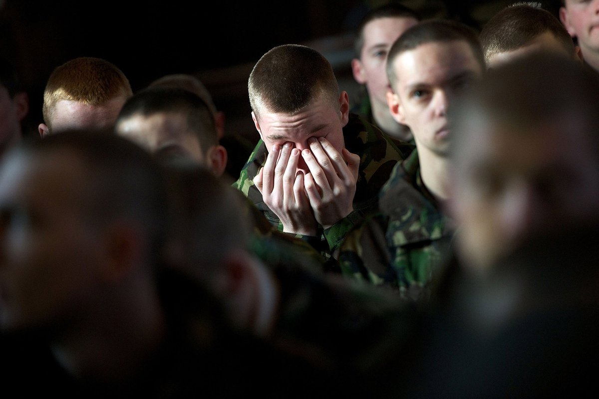 British army recruits