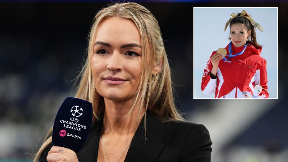 British broadcaster Laura Woods has spoken out in defence of Olympic skier Eileen Gu following criticism from American journalist Megan Basham