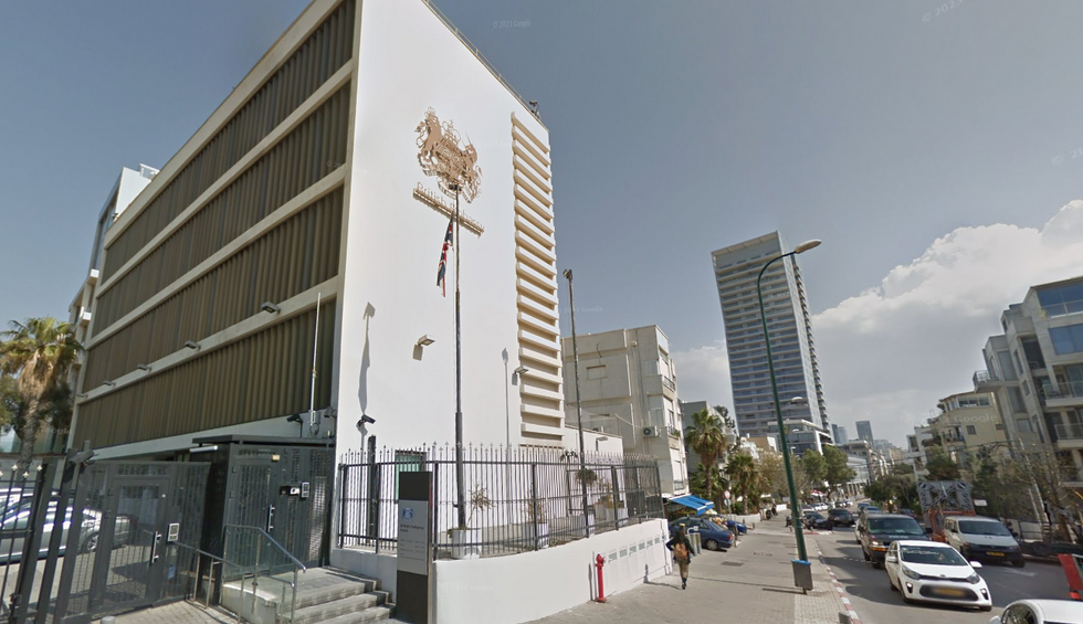 British Embassy in Tel Aviv