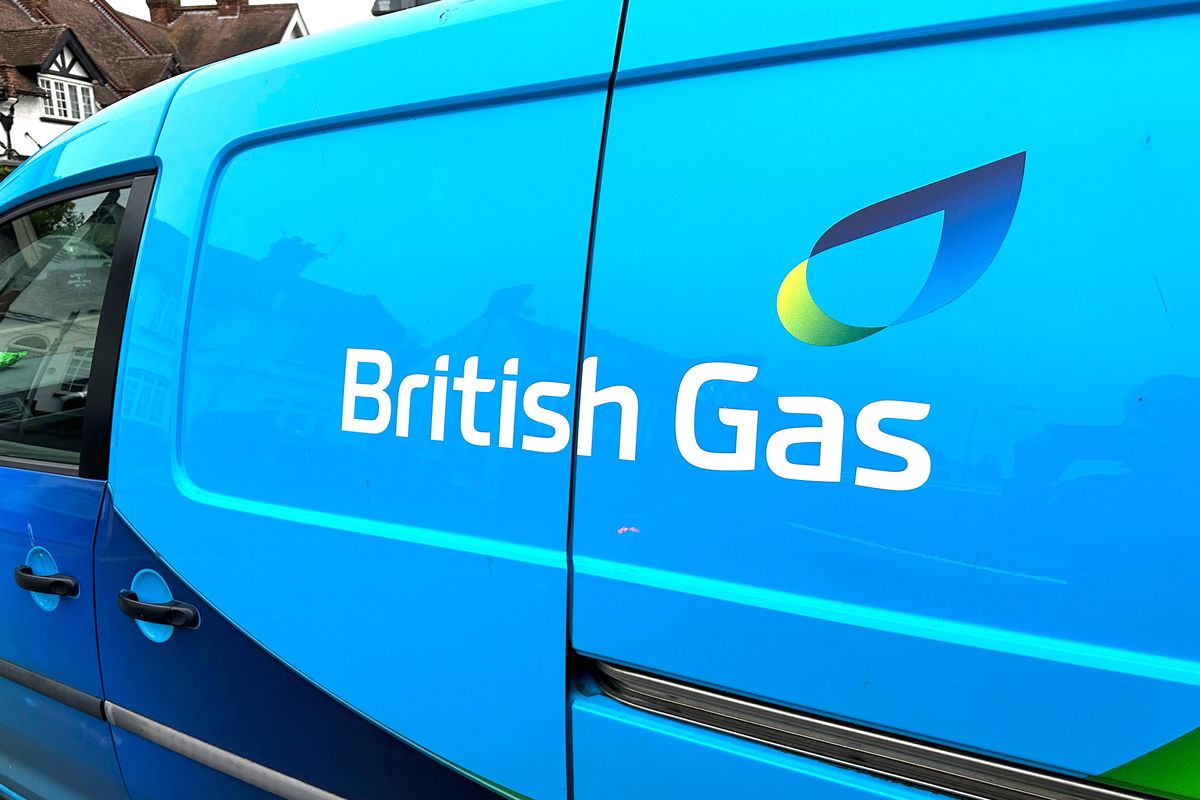 British Gas logo on van