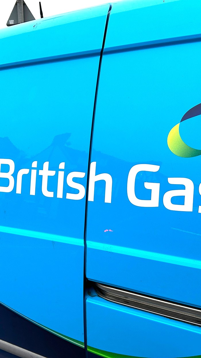 British Gas logo on van