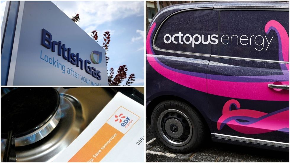 British Gas, Octopus Energy and EDF